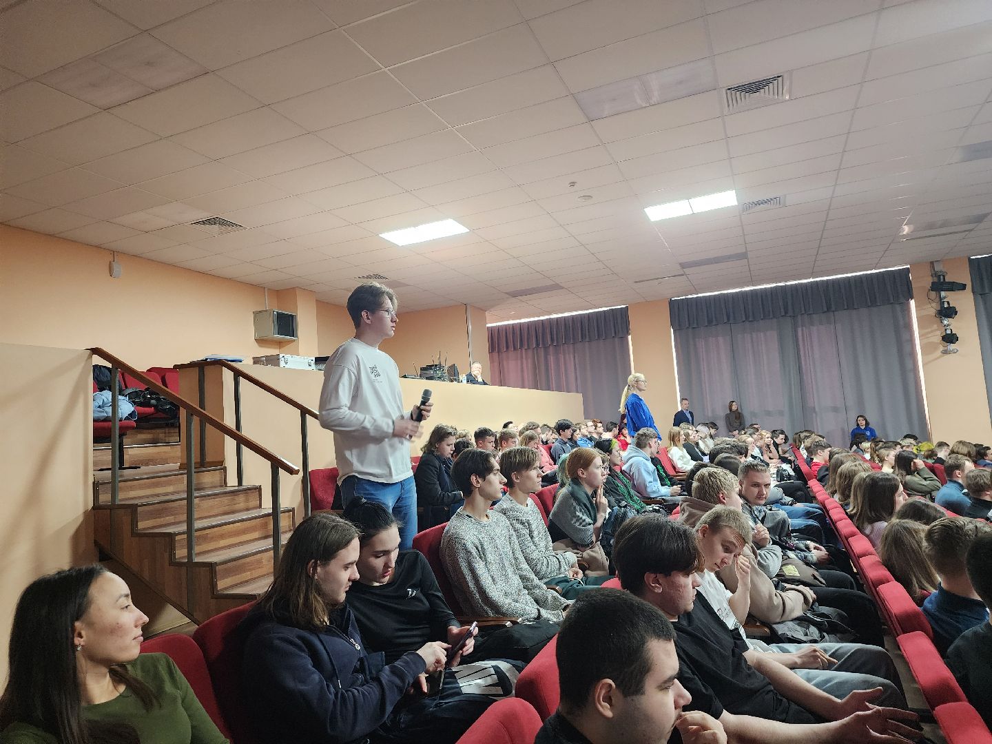 Дубна, университет дубна, Встреча главы, Студенты,