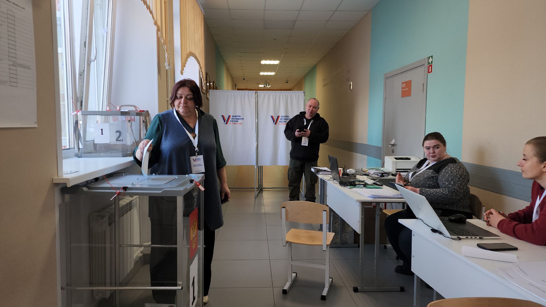 выборы Президента РФ, избирательные участки, голосование, Старая Купавна, Богородский городской окруо,