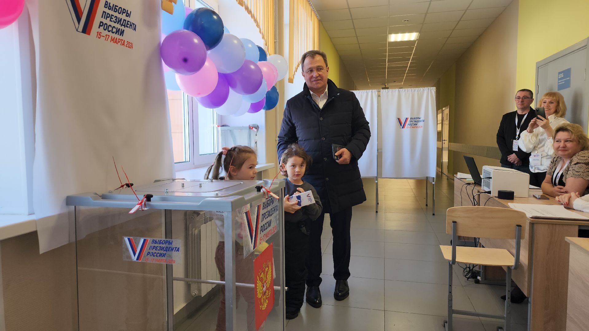 выборы Президента, избирательная комиссия, голосование, Старая Купавна, Богородский городской округ,