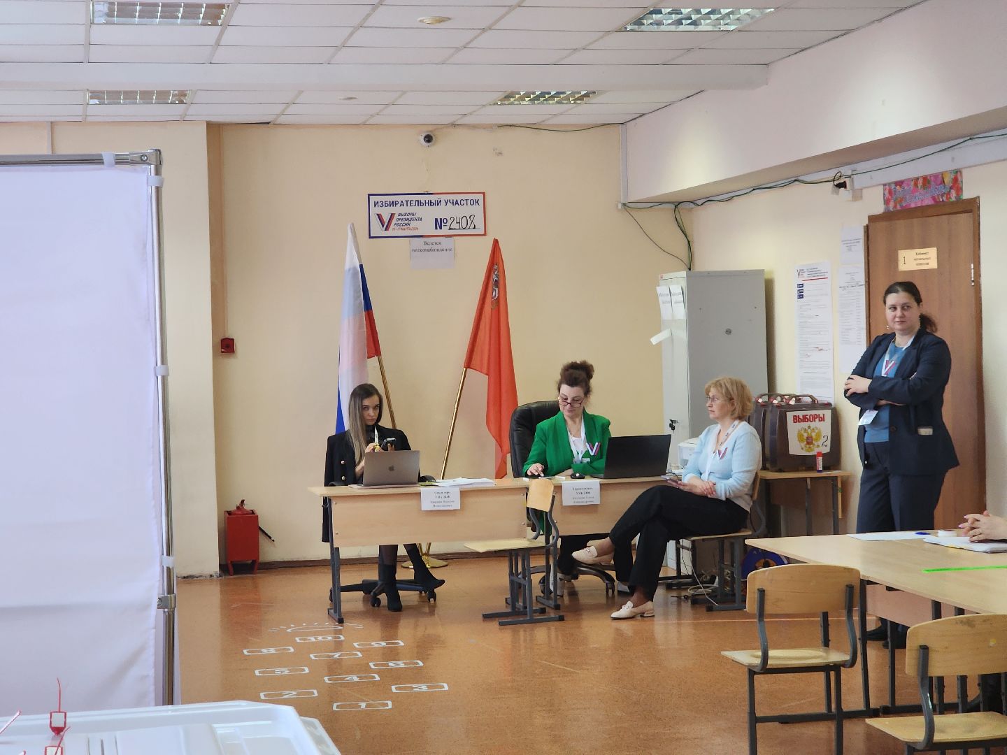 пушкино, выборы президента 2024, голосование утром,