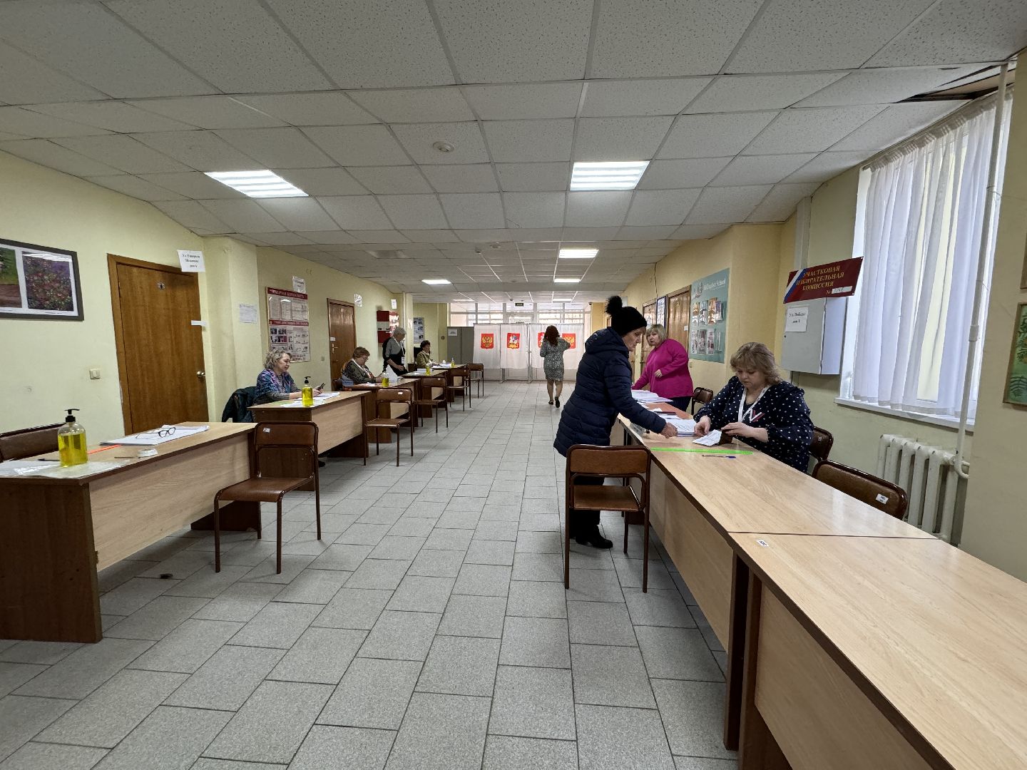 Выборы-2024, ЗАТО Краснознаменск, Открытие участков,