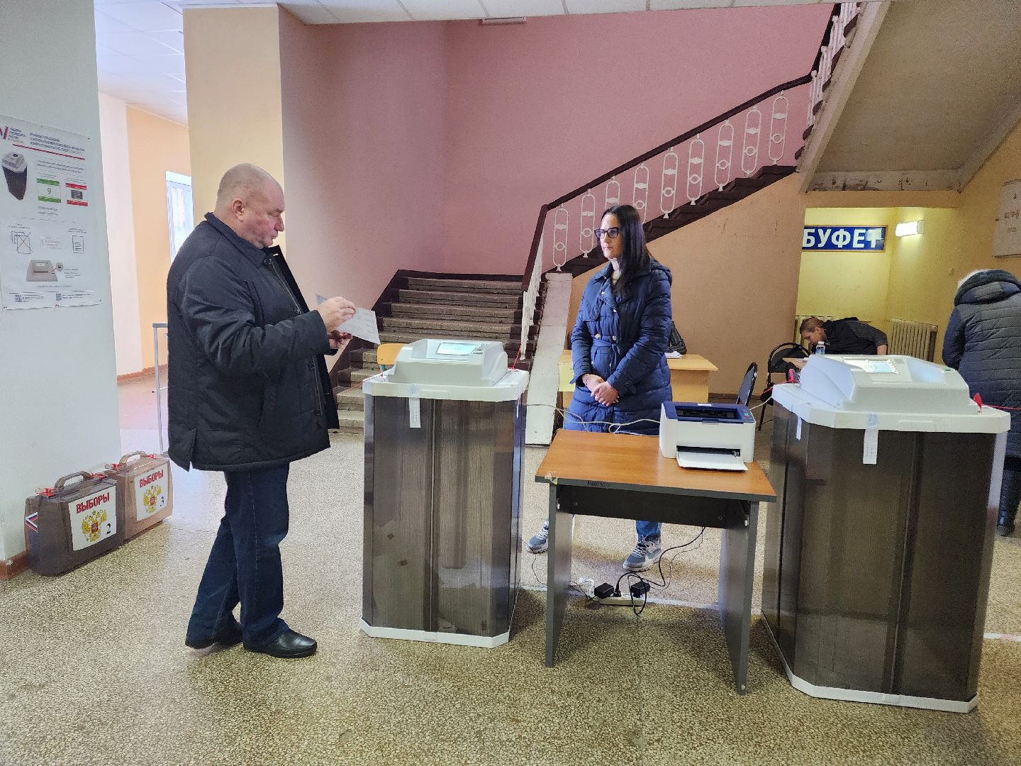 Подольск,голосование, выборы 2024, выборы президента 2024,