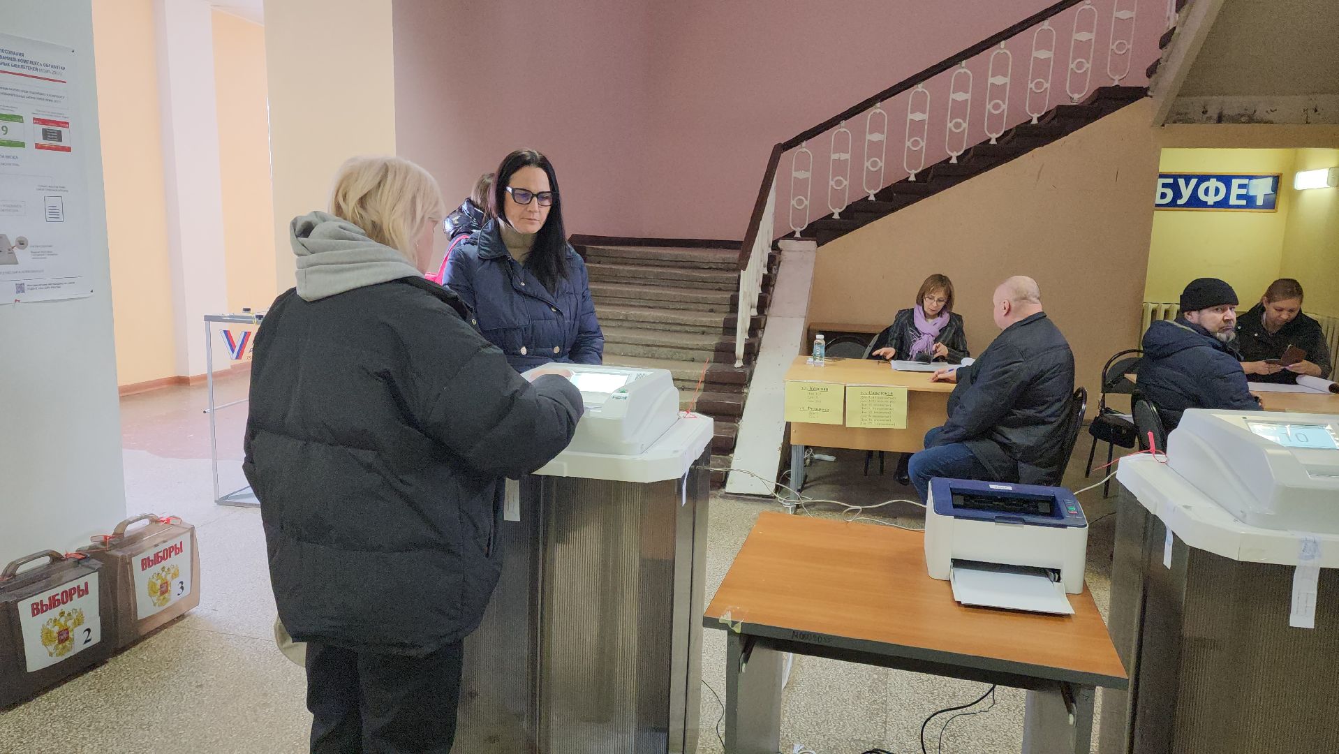 Подольск,голосование, выборы 2024, выборы президента 2024,