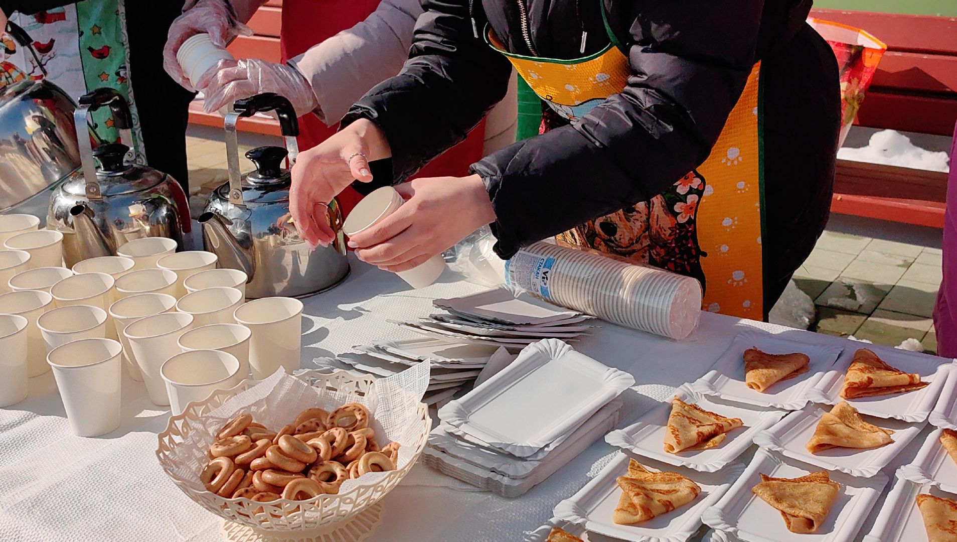 масленица, блины, игры, хоровод, школьники, проводы зимы,