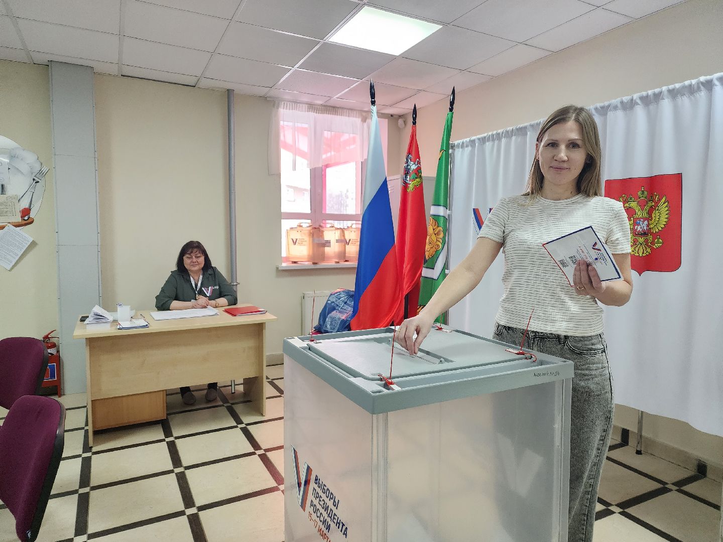 пушкино, выборы президента 2024, голосование 2024,