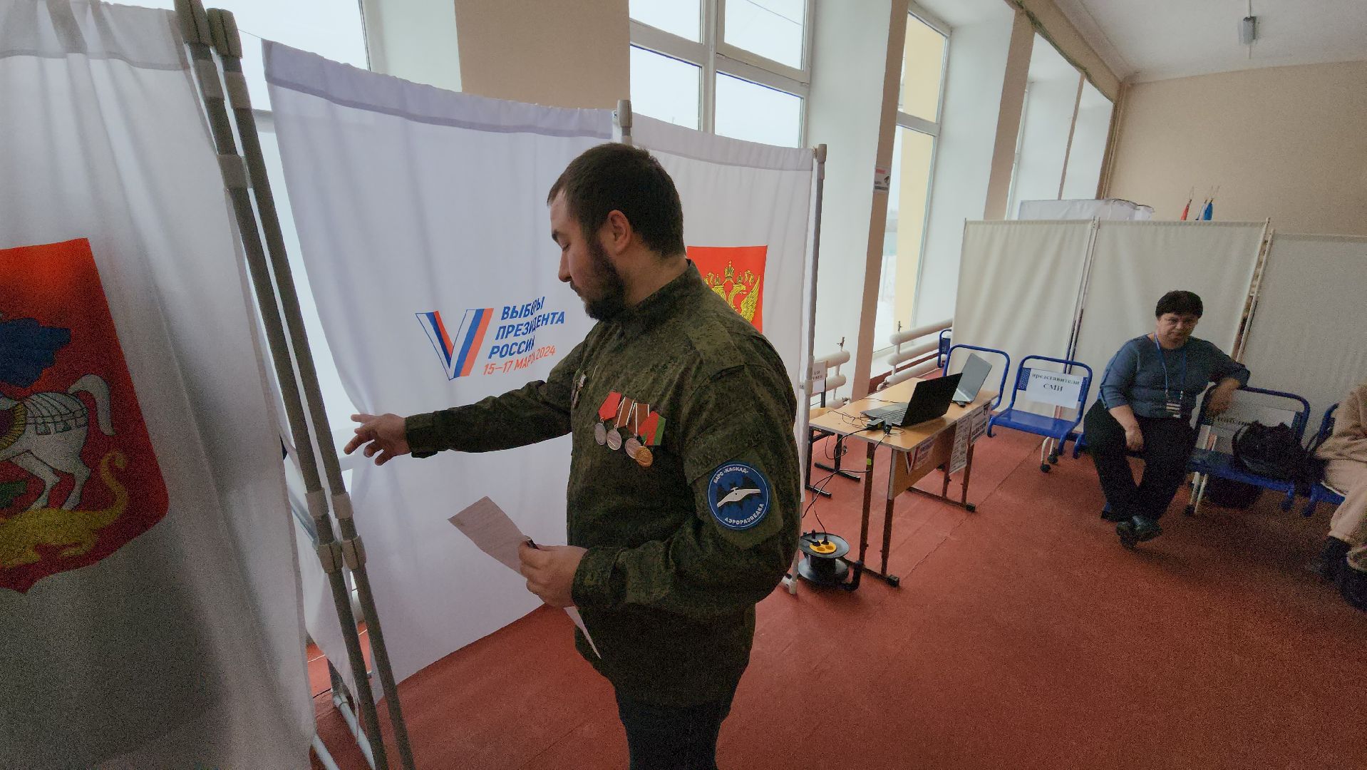 кашира, выборы, выборы президента 2024, спортклуб кашира, сво, участник сво, молодая гвардия,