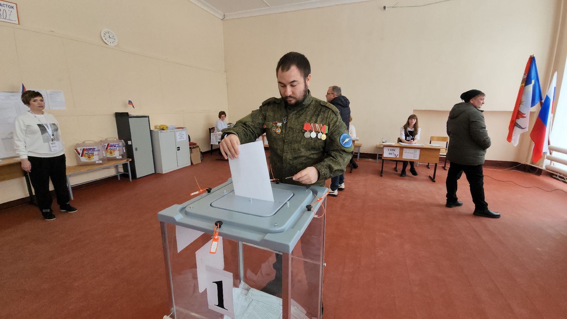 кашира, выборы, выборы президента 2024, спортклуб кашира, сво, участник сво, молодая гвардия,