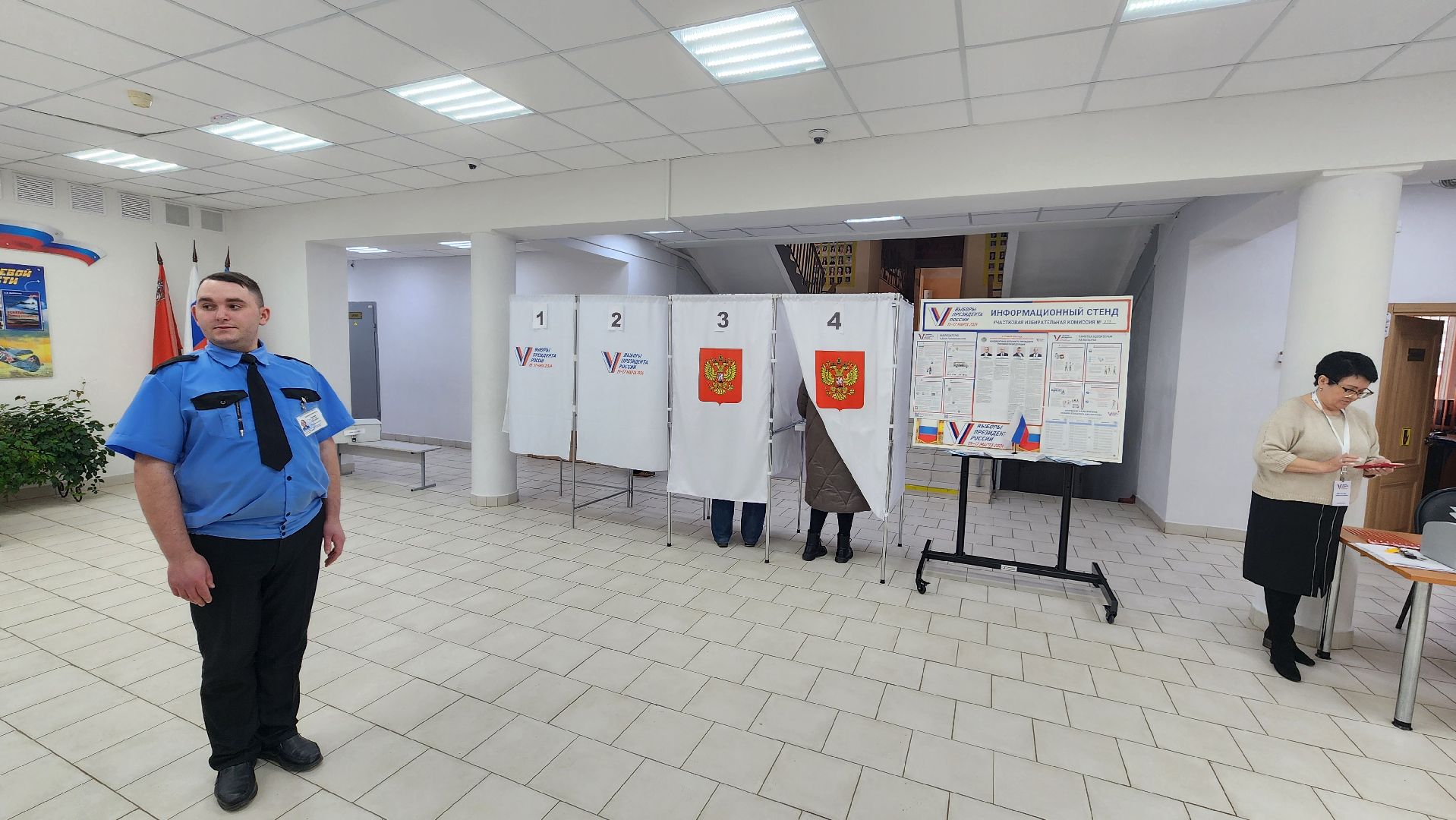 кашира, выборы 2024, выборы президента, школа 1, педагоги, голосование,