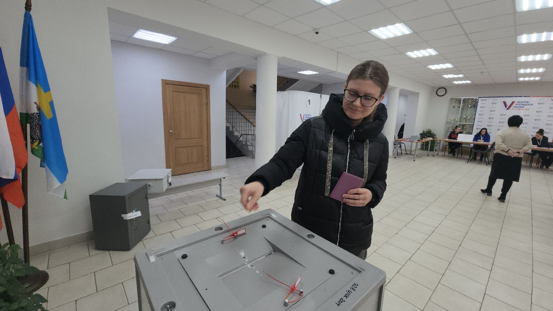 кашира, выборы 2024, выборы президента, школа 1, педагоги, голосование,