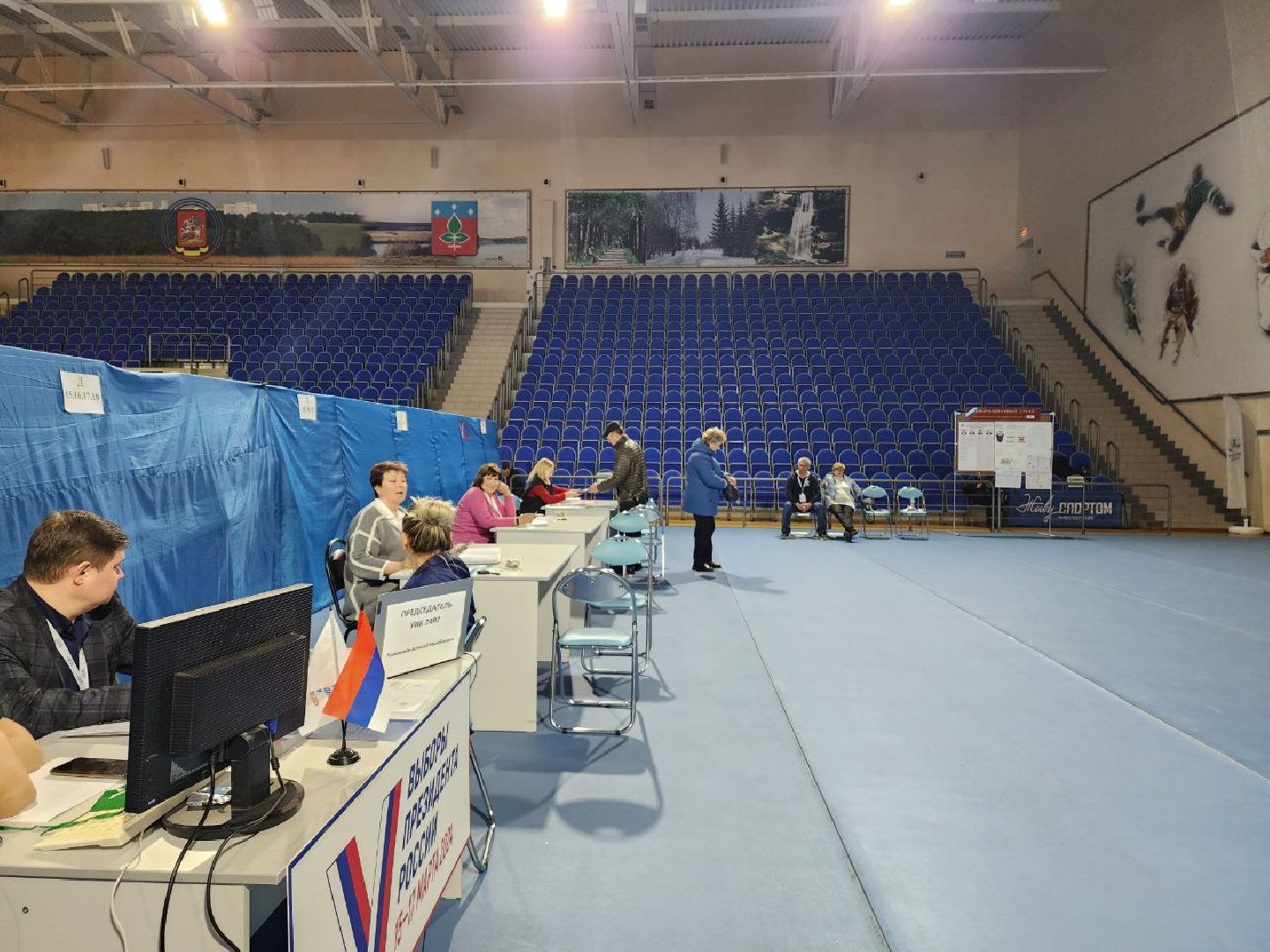 пущино, выборы, выборы президента 2024, выборы 2024, выборы президента россии,