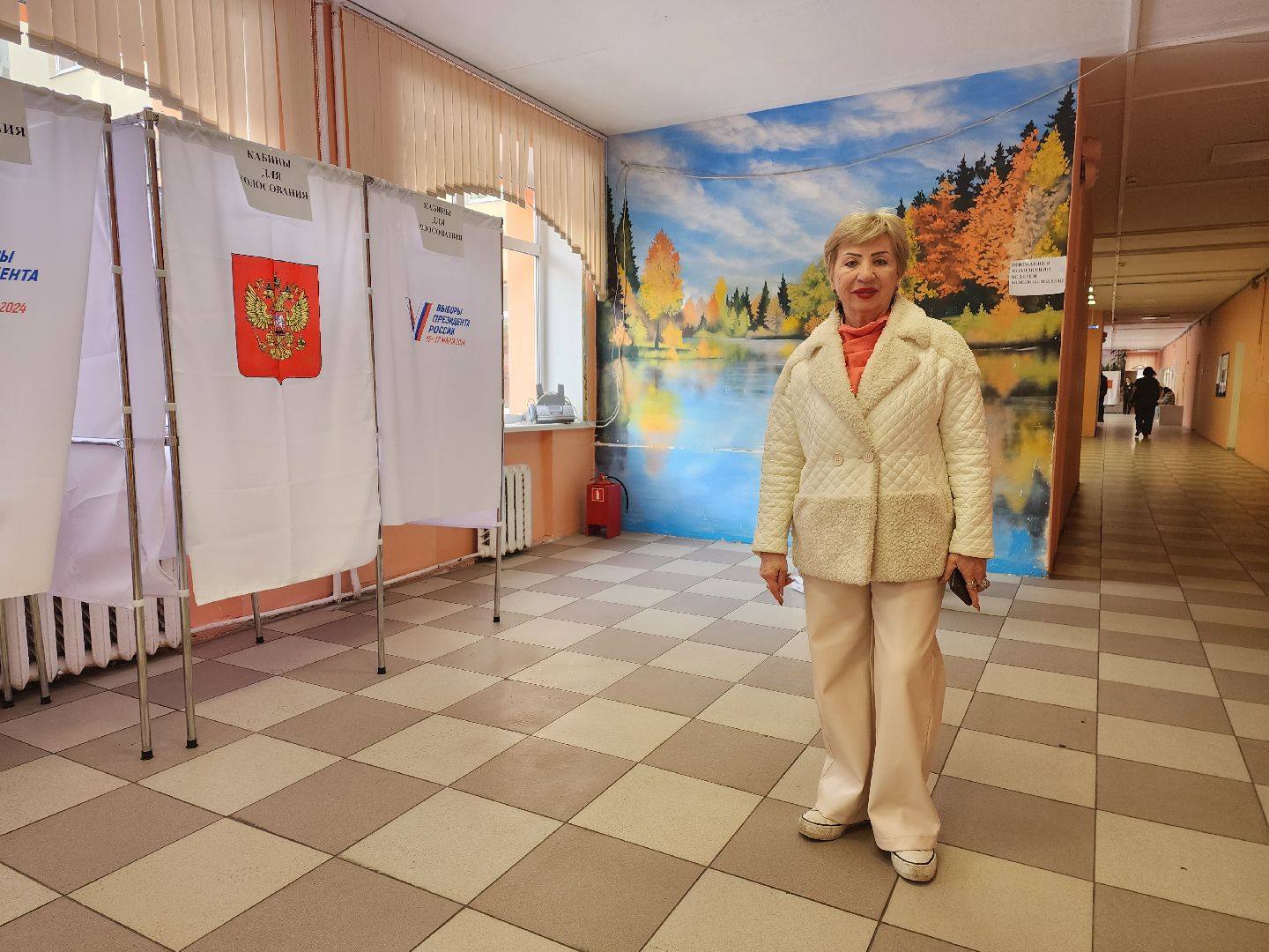 пушкино, школа 1, голосование 2024, выборы президента 2024,