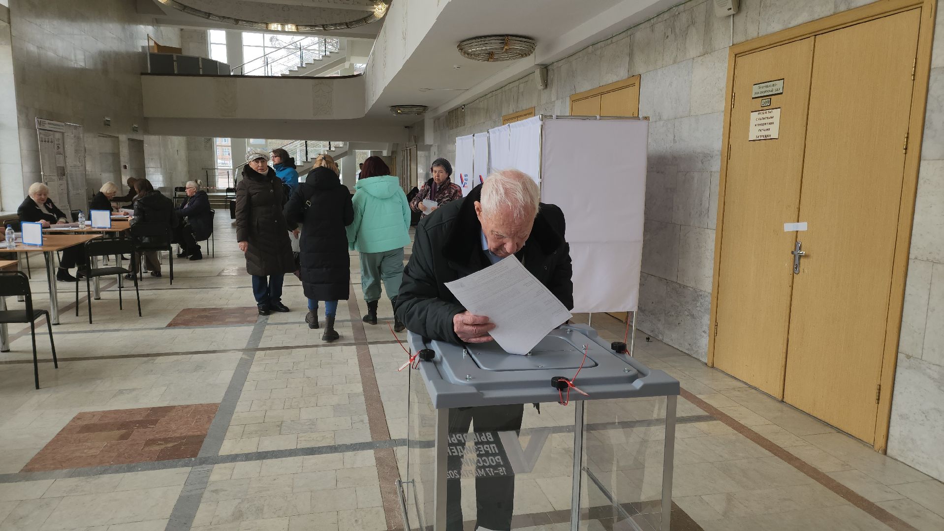 Подольск, выборы 2024, выборы президента 2024, ветеран ВОВ,