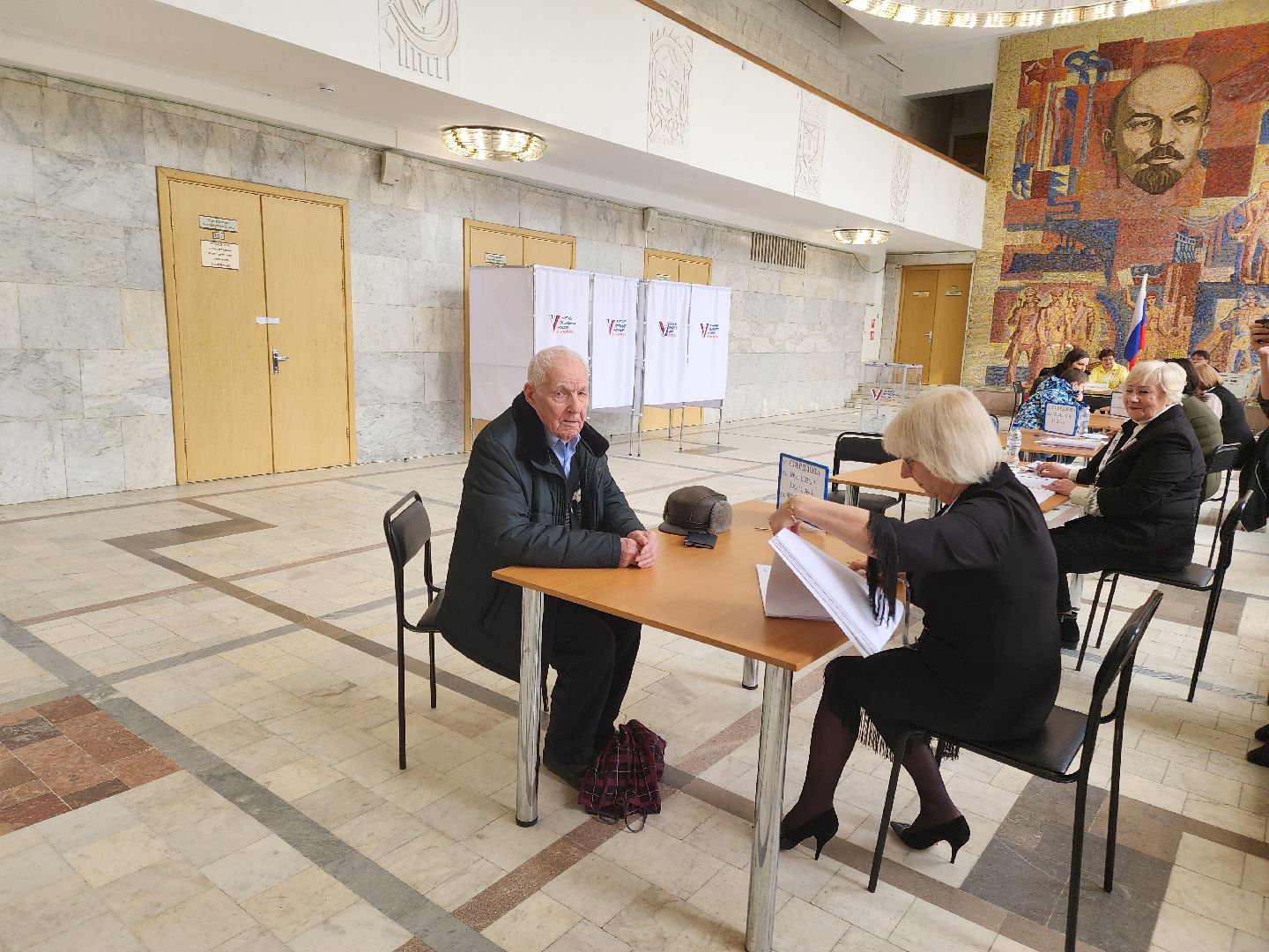 Подольск, выборы 2024, выборы президента 2024, ветеран ВОВ,