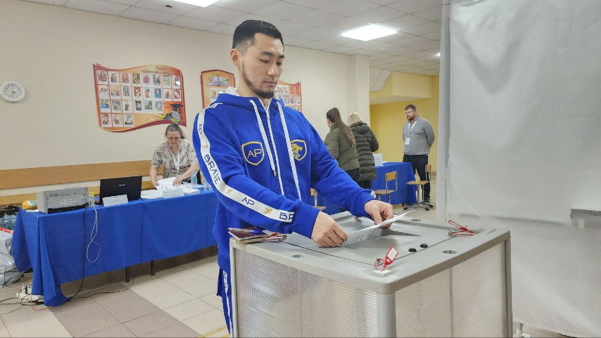 видное, выборы, избирательный участок, спортсмены,