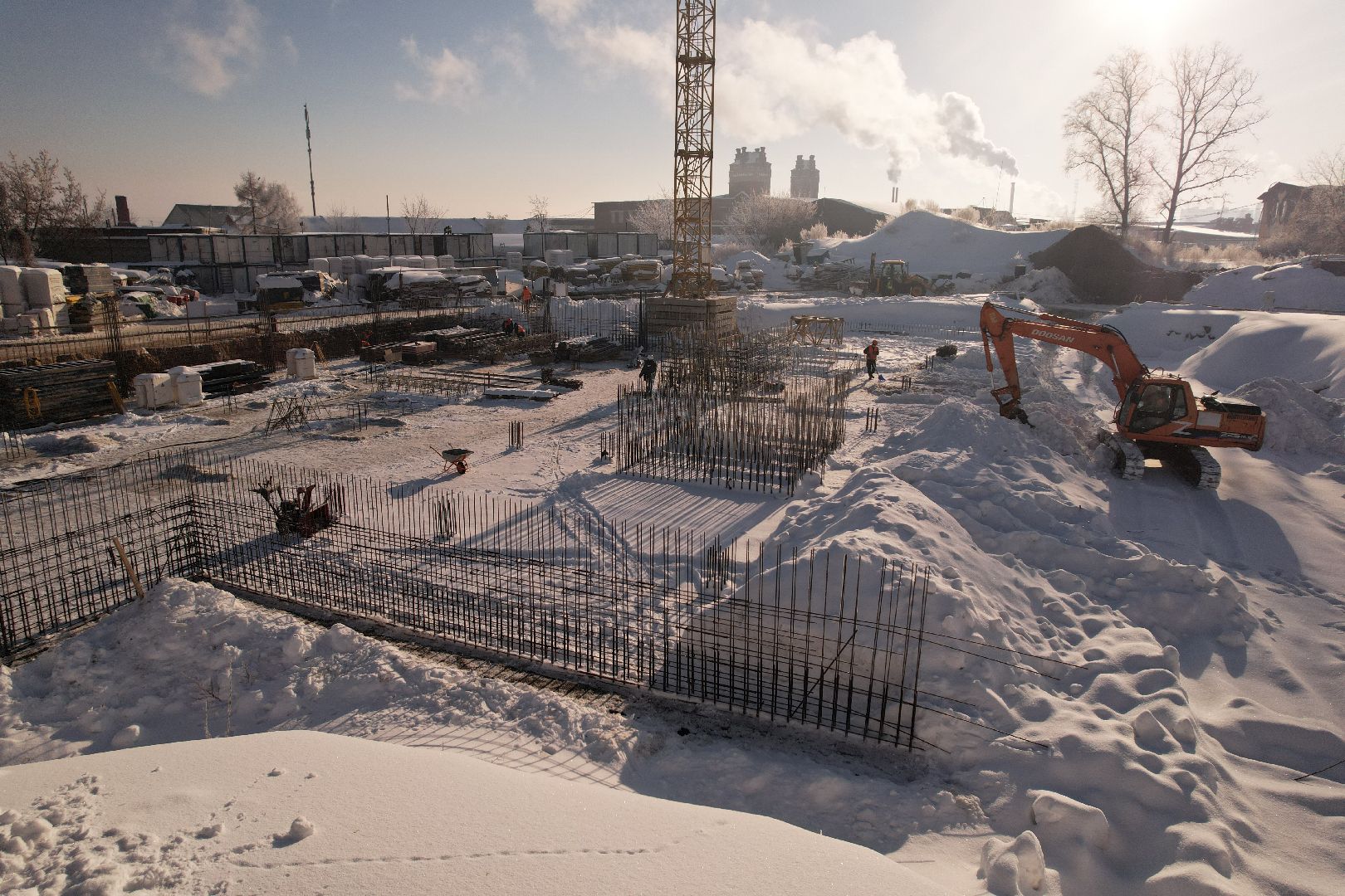 видео с коптера, люберцы, поликлиника,
