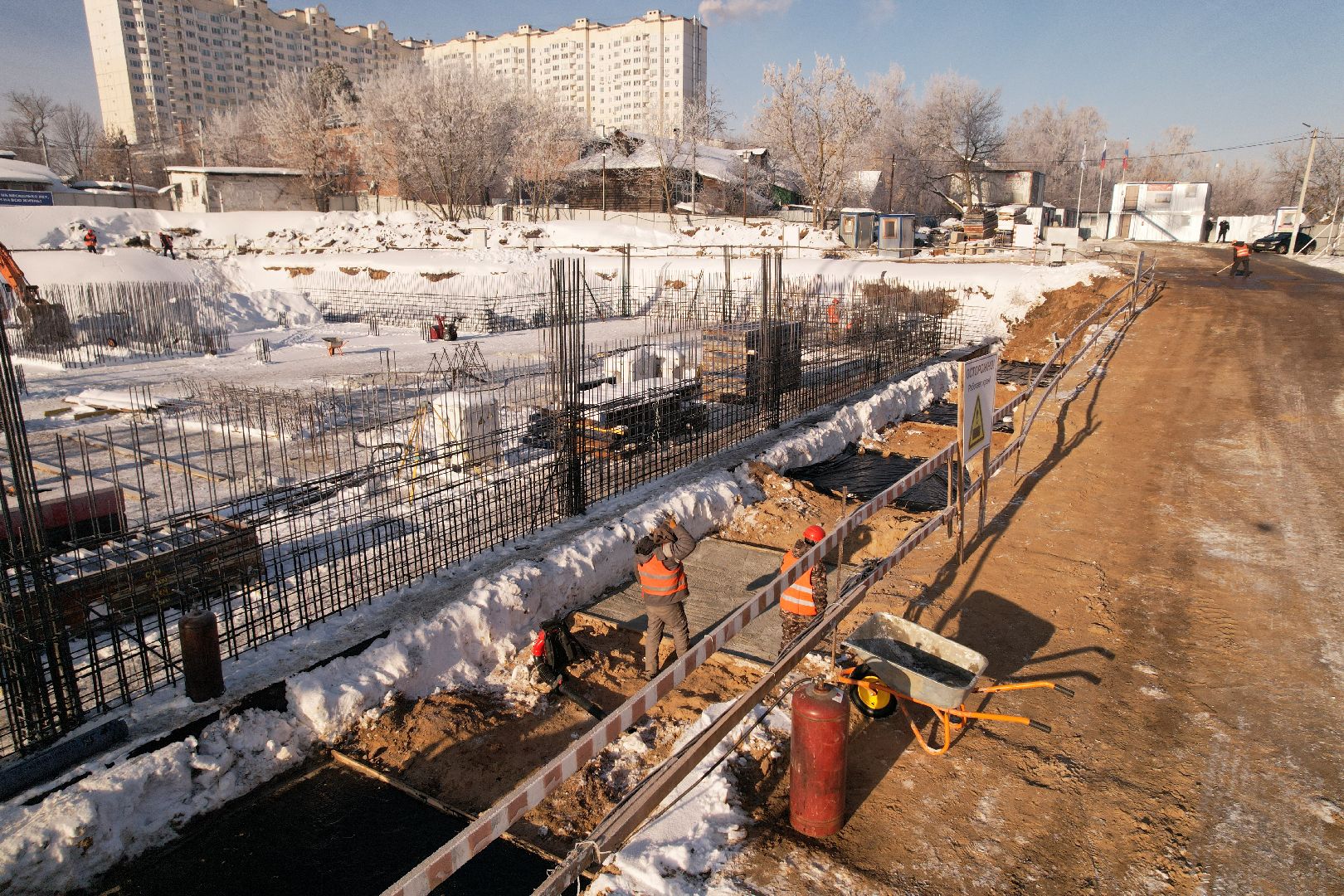 видео с коптера, люберцы, поликлиника,