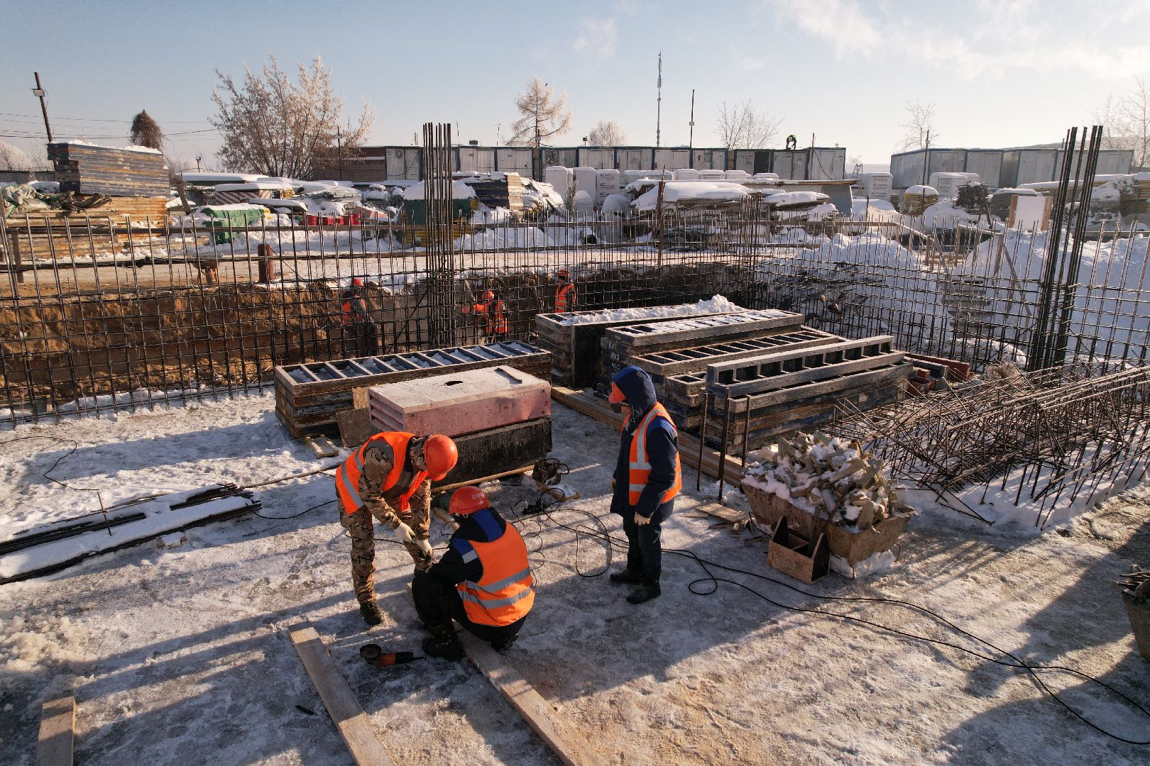 видео с коптера, люберцы, поликлиника,