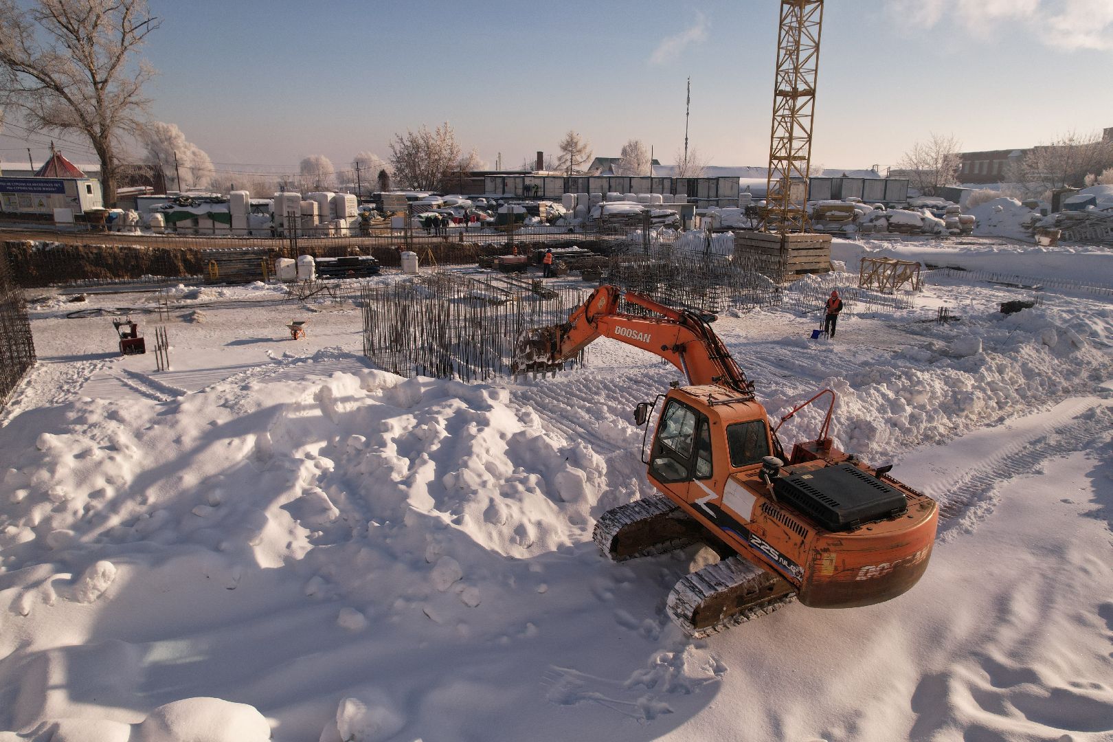 видео с коптера, люберцы, поликлиника,