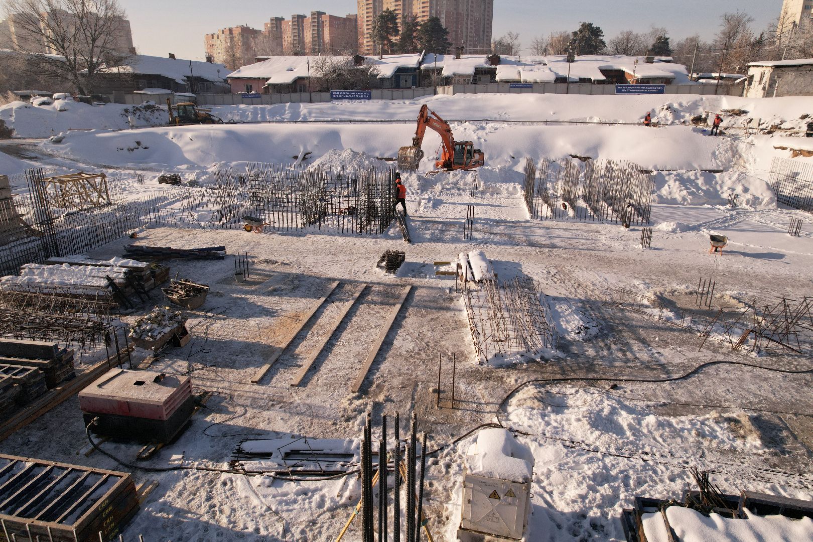 видео с коптера, люберцы, поликлиника,