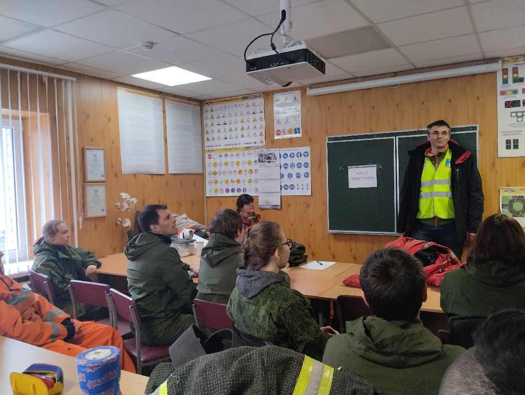 пожарные, учения