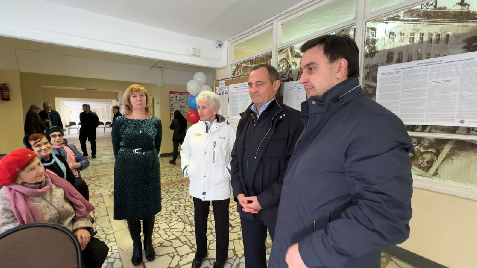 Реутов, Выборы, Президент, Голосование, глава голосует,