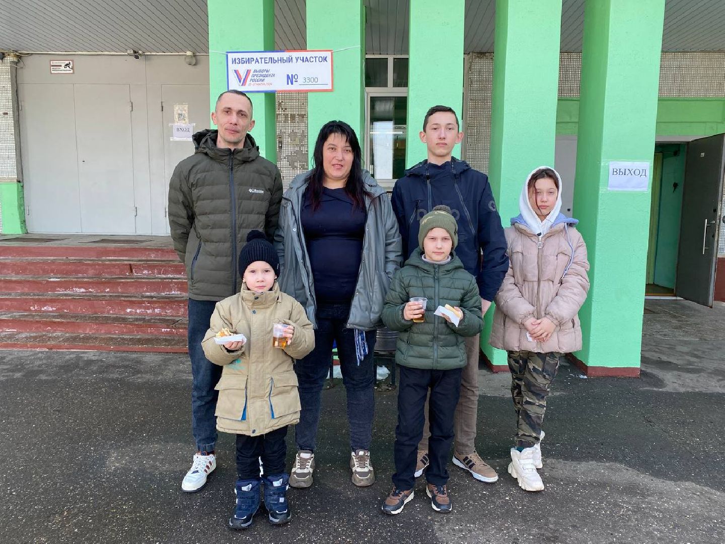 чехов, выборы, сво, многодетная семья, голосование, выборы 2024, выборы президента, выборы президента 2024, выборы президента россии,