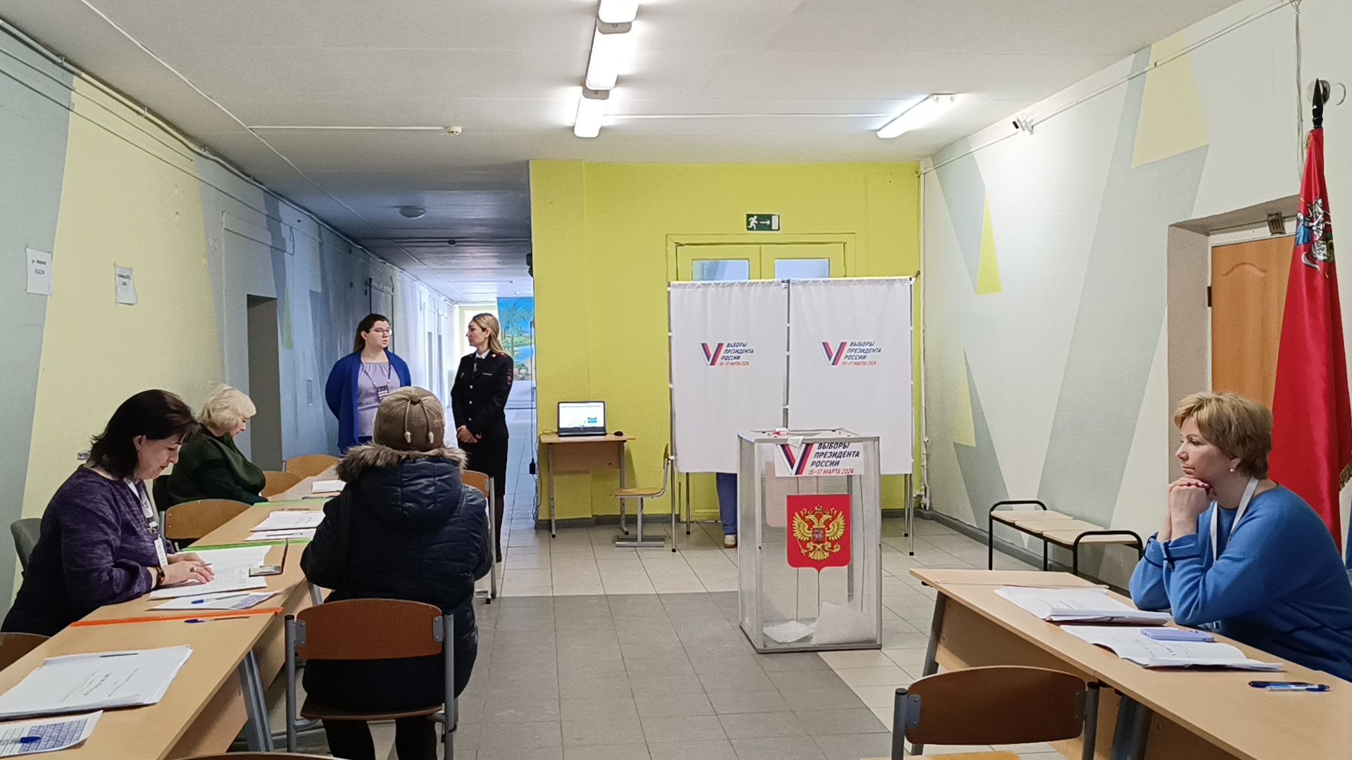 выбооры президента, лобня, утро,