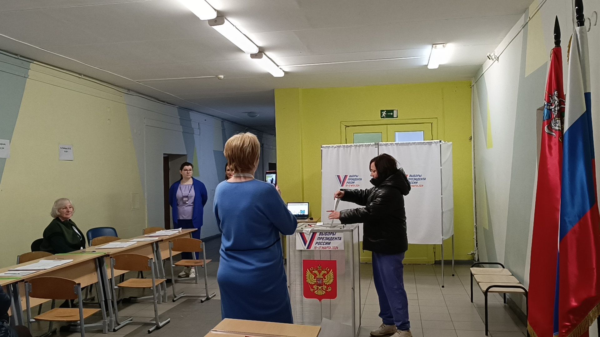 выбооры президента, лобня, утро,