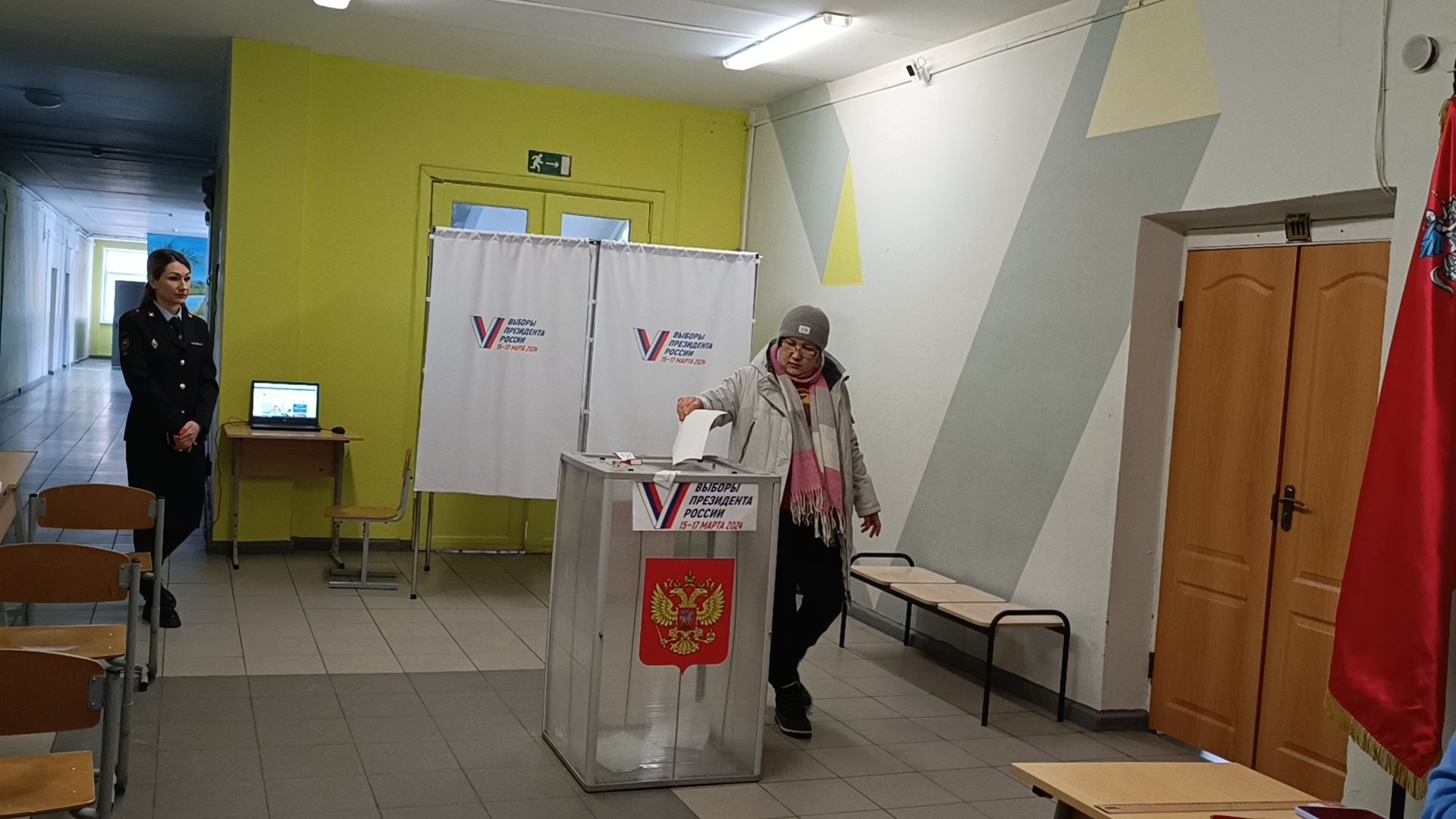 выбооры президента, лобня, утро,