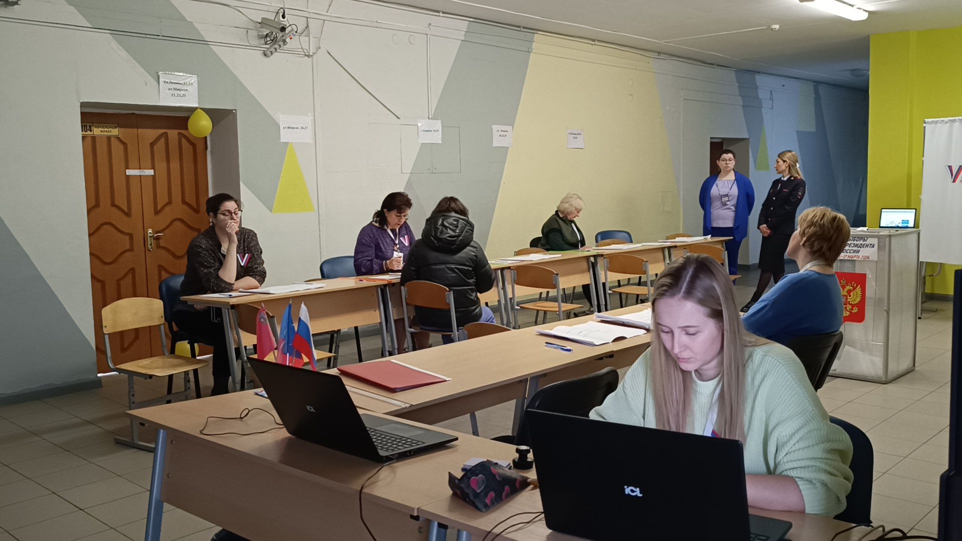 выбооры президента, лобня, утро,