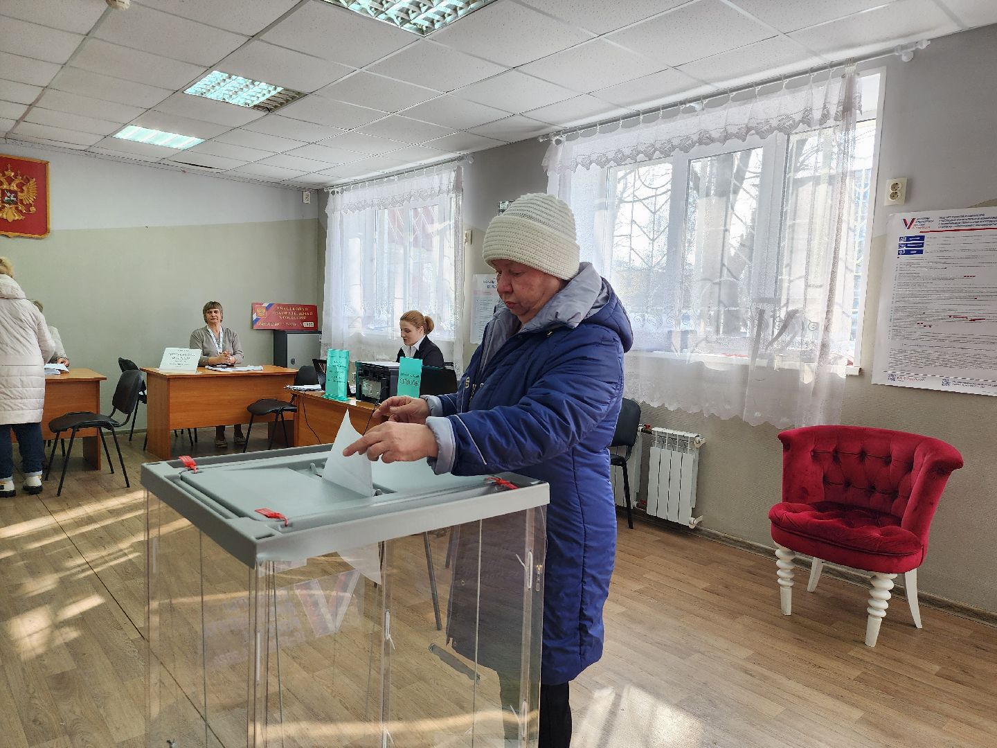 выборы Президента, голосование, избирательная комиссия, Большое Буньково, Богородский городской округ,