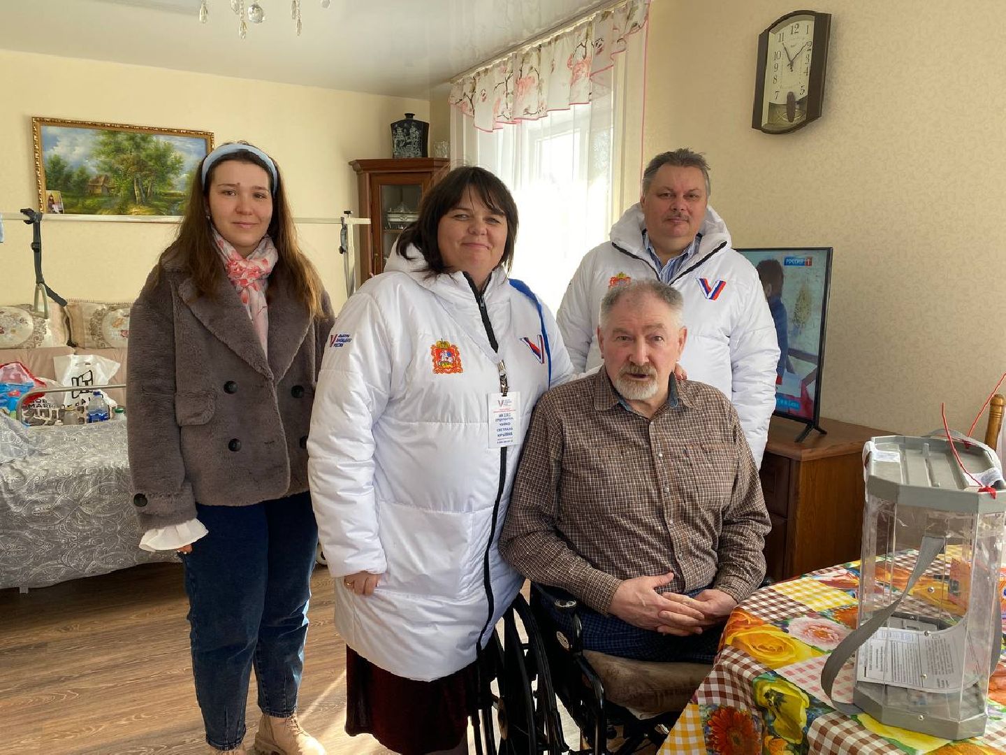 чехов, выборы президента, голосование на дому, инвалид, военнослужащий, выборы 2024, выборы президента 2024, выборы президента россии,