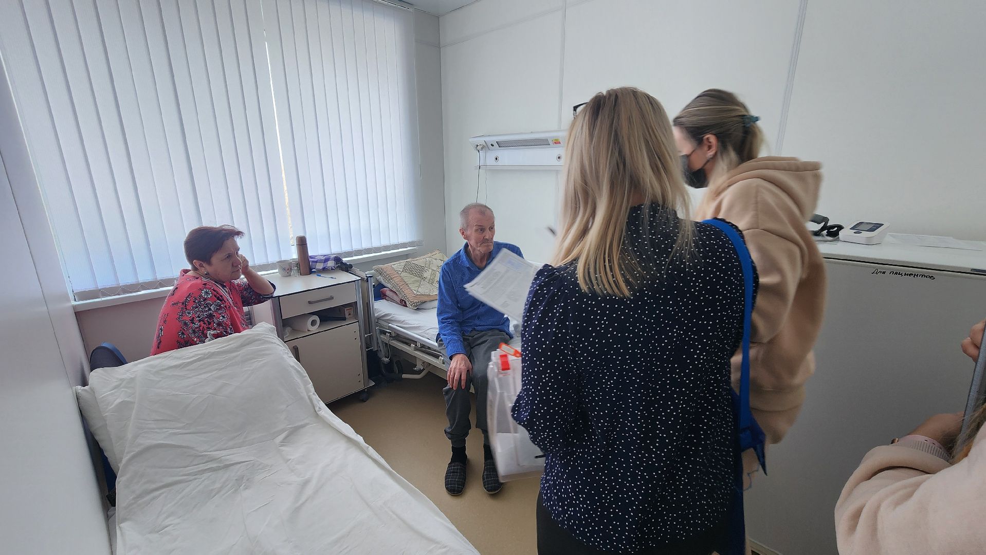Кашира, каширская больница, выборы 2024, Голосование, Пациенты, Выездная избирательная комиссия,