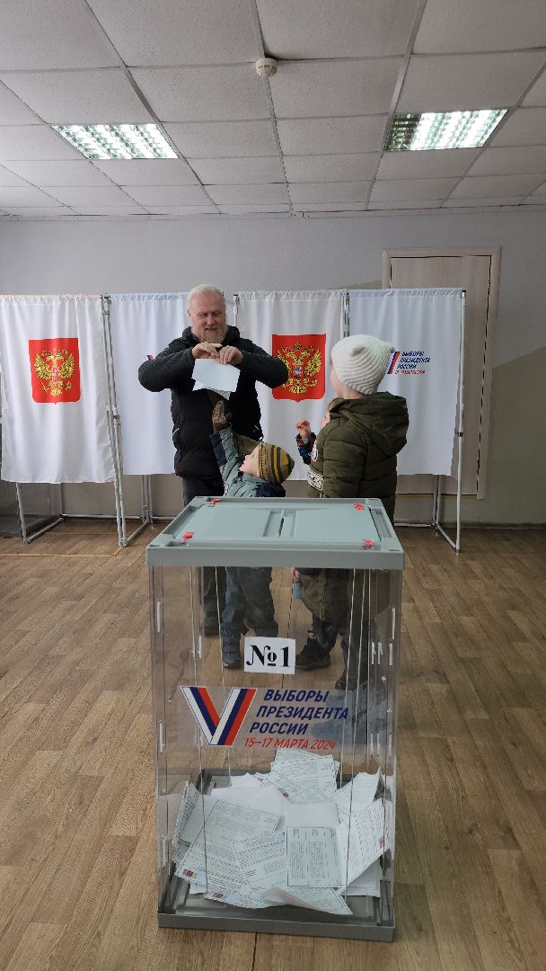 выборы Президента, голосование, избирательный участок, Большое Буньково, Богородский городской округ,