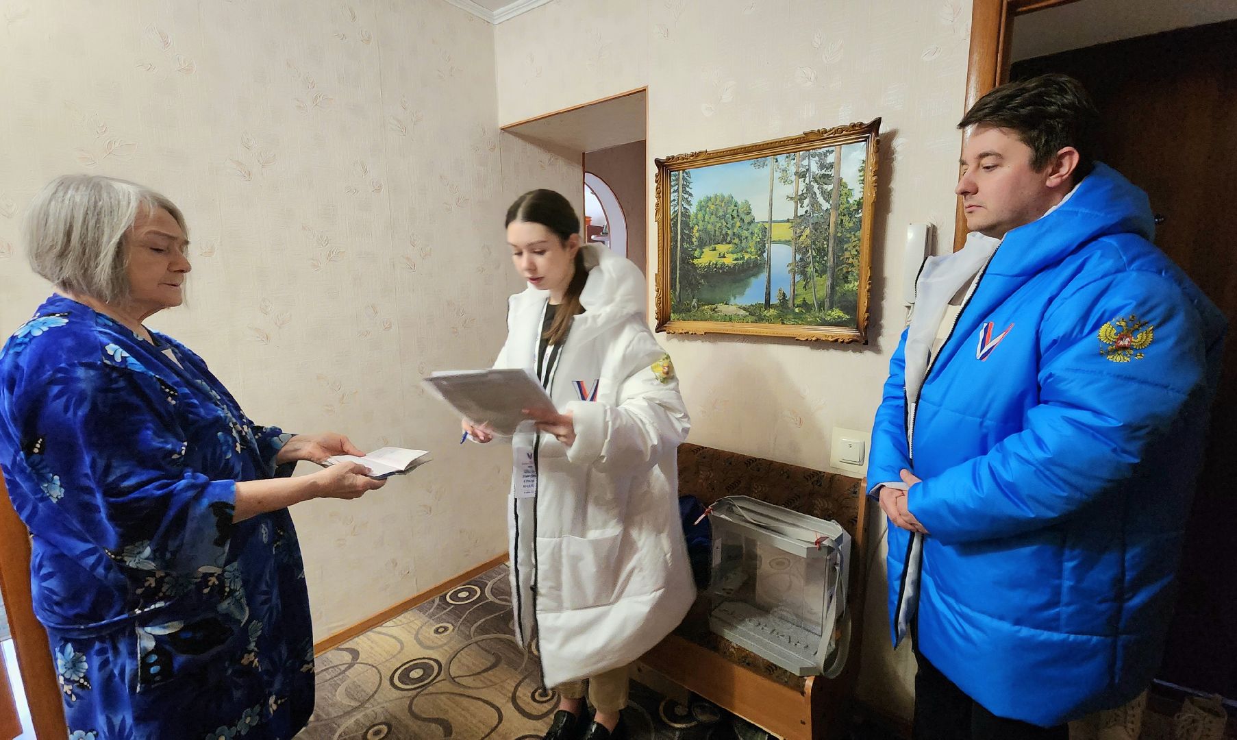 Голосование на дому, Выборы 2024, Выборы президента, выборы президента россии, Выборы Президента РФ, Домодедово, Подмосковье, ЦИК, УИК,