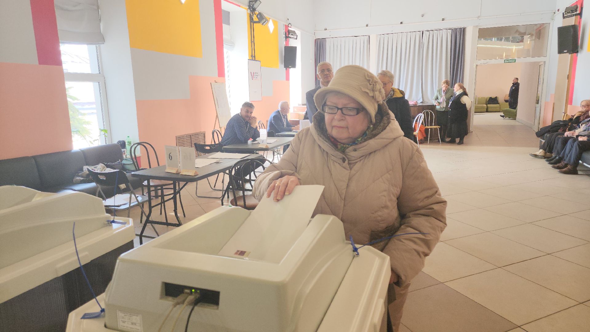 кашира, кдц родина, выборы 2024, голосование, Людмила Маковская, художница, аквалерист,