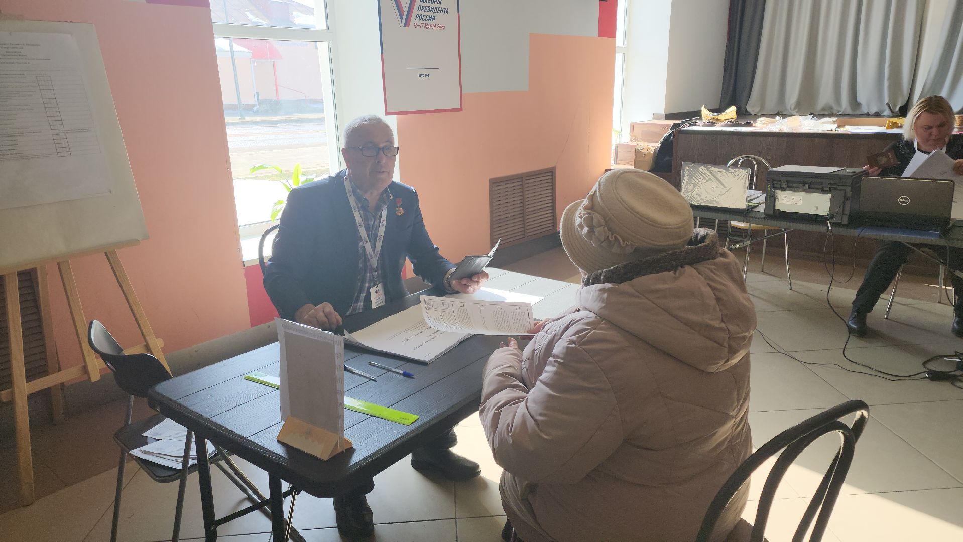 кашира, кдц родина, выборы 2024, голосование, Людмила Маковская, художница, аквалерист,