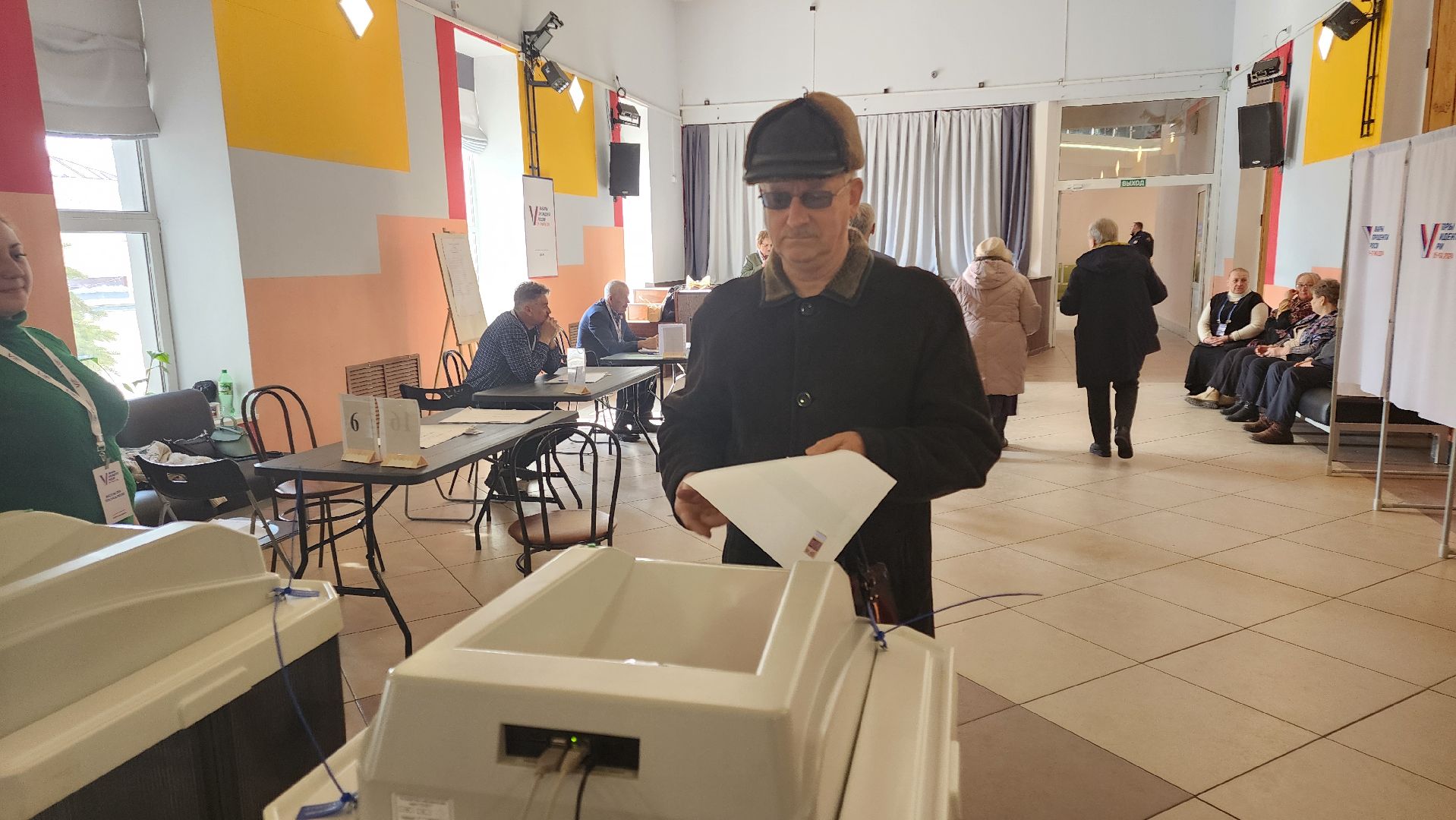 кашира, кдц родина, выборы 2024, голосование, Людмила Маковская, художница, аквалерист,