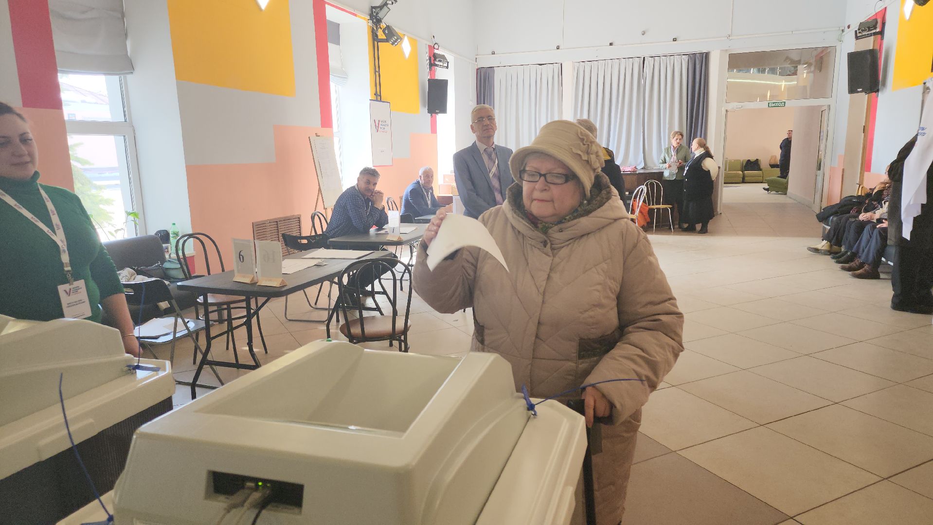 кашира, кдц родина, выборы 2024, голосование, Людмила Маковская, художница, аквалерист,