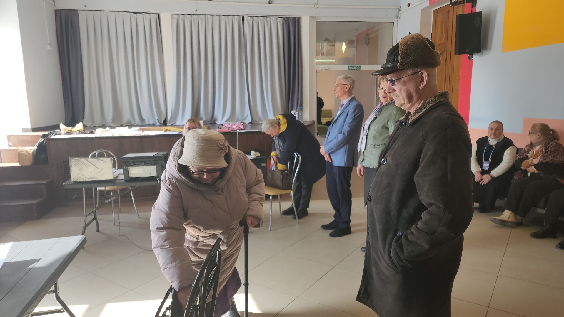 кашира, кдц родина, выборы 2024, голосование, Людмила Маковская, художница, аквалерист,