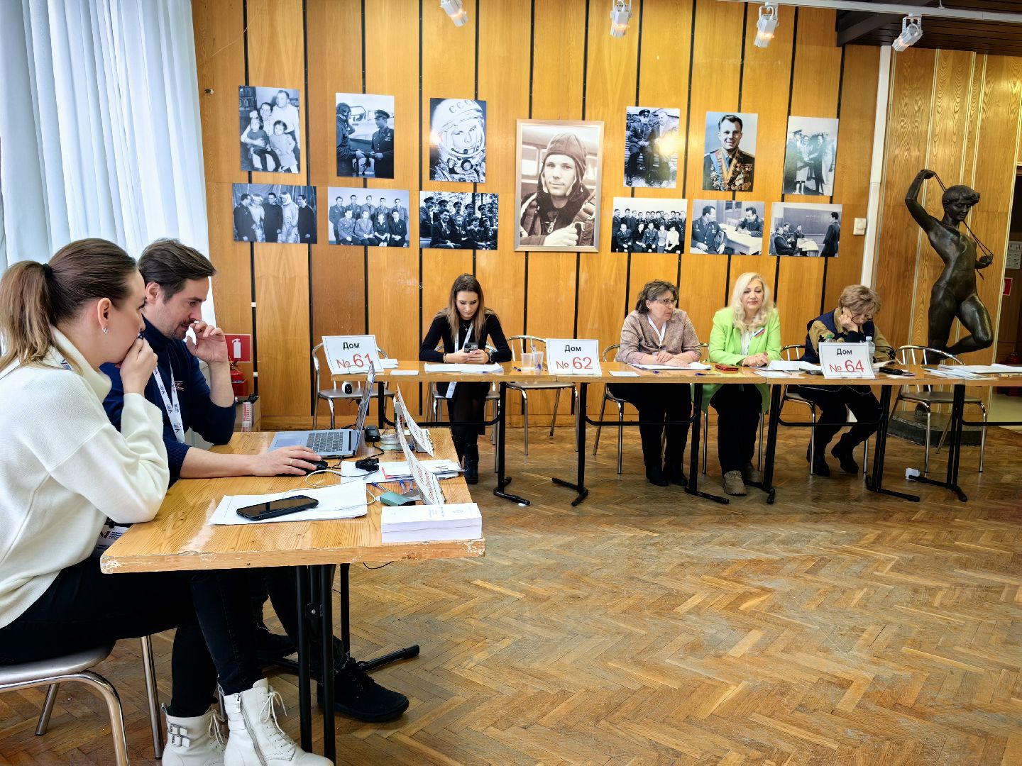 выборы, открытие участка, председатель комиссии,звездный городок,