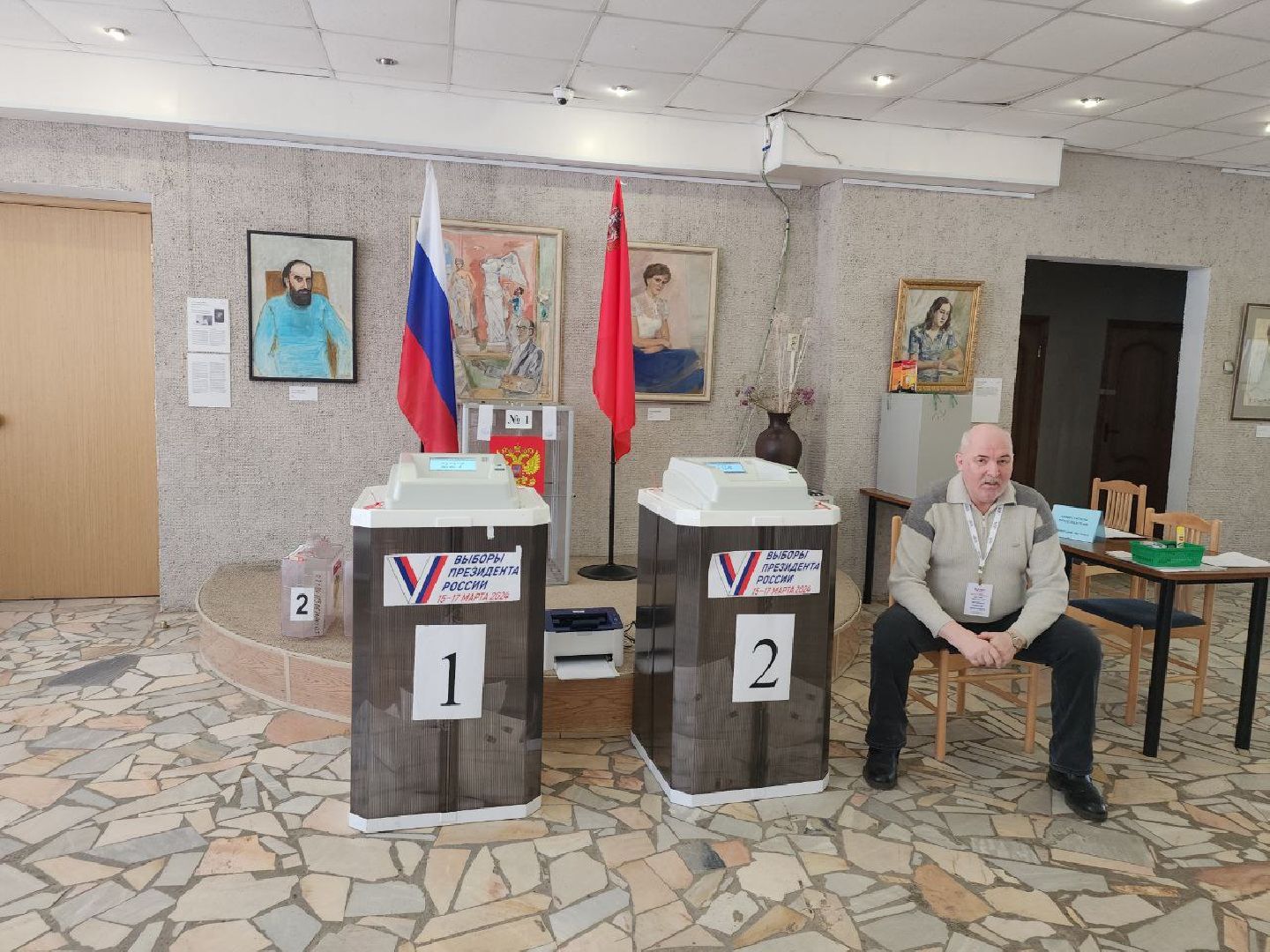 пущино, серпухов, выборы 2024, культура, искусство, выборы, картины, выборы президента, выборы президента 2024, выборы президента россии,