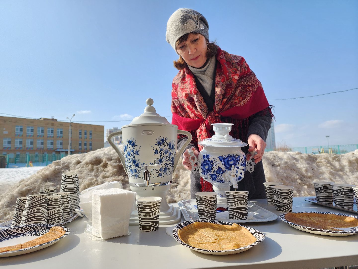 Подольск, Масленица, проводы зимы, блины,