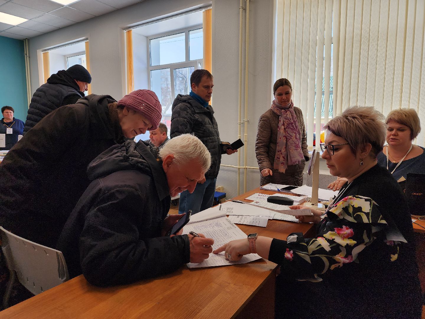 выборы Президента, голосование, избирательный участок, Ногинск, Богородский городской округ,