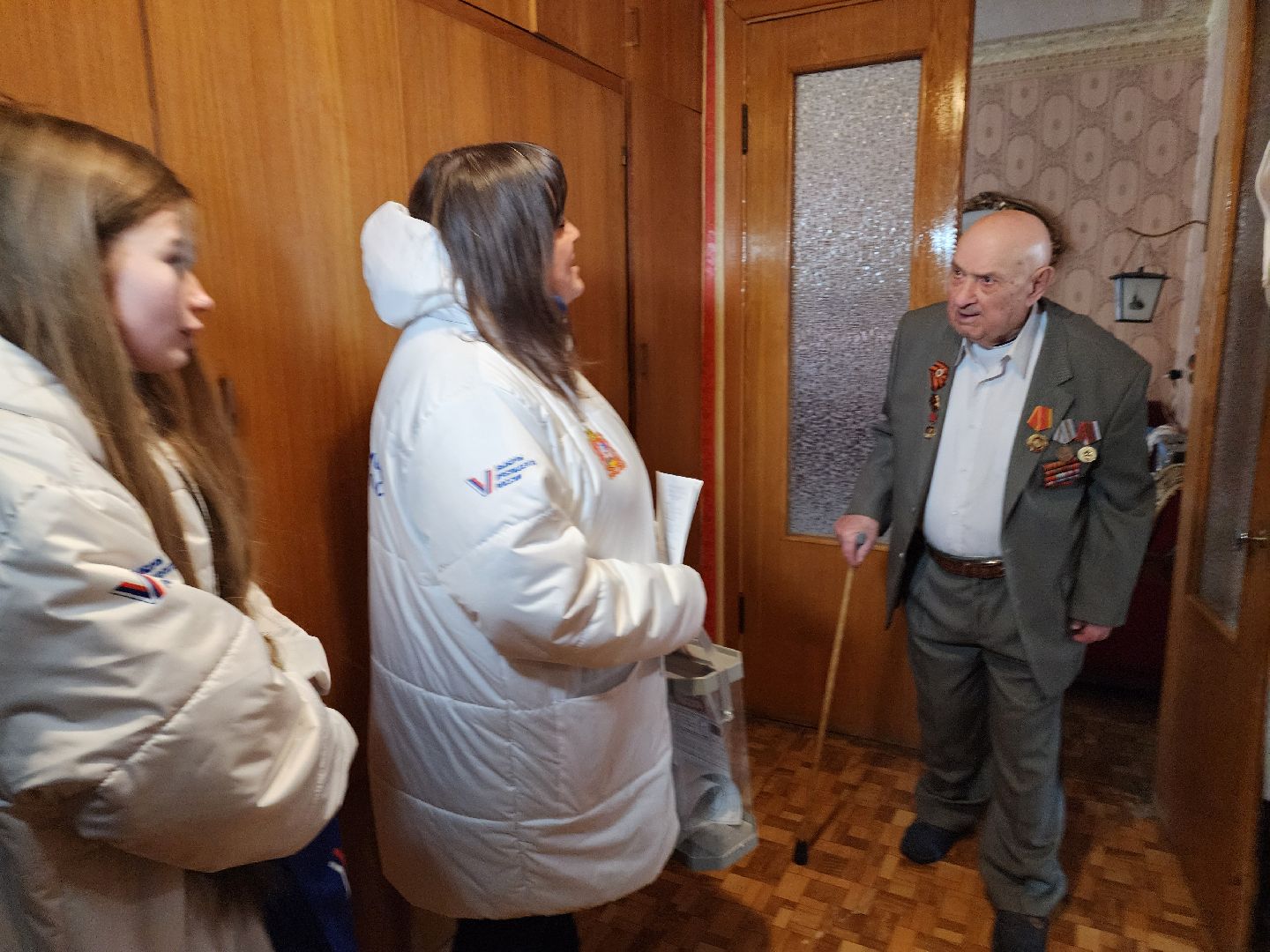 воскресенск, выборы президента 2024, голосование на дому, ветеран, жители, выборы 2024, выборы, выборы президента, выборы президента россии,