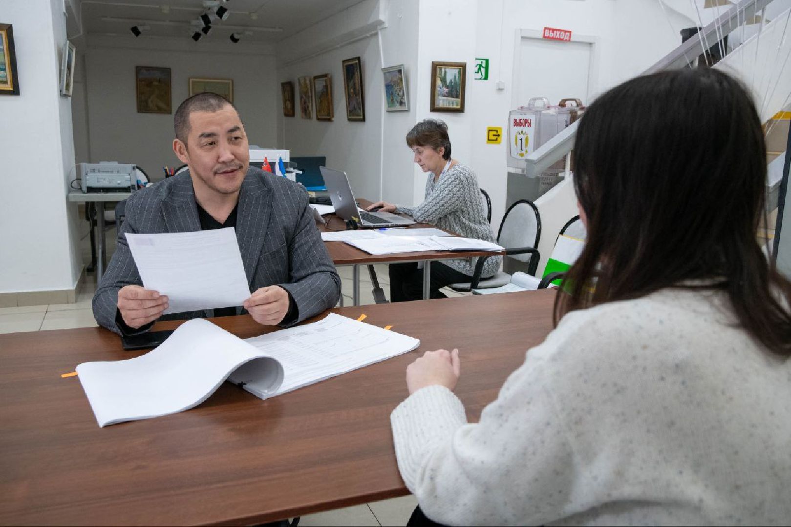 Реутов, выборы, УИК, голосование, Президент, Амаду Мамадаков, актеры,