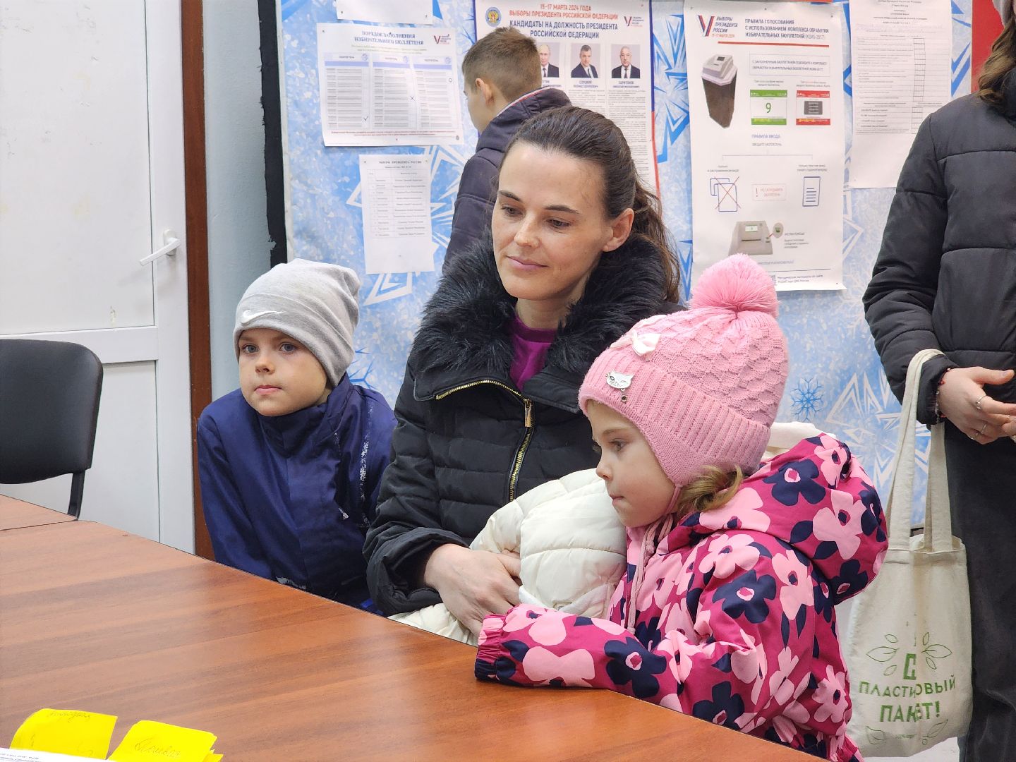 воскресенск, выборы президента, многодетная семья, год семьи, жители, голосование, выборы, выборы 2024, выборы президента 2024, выборы президента россии,