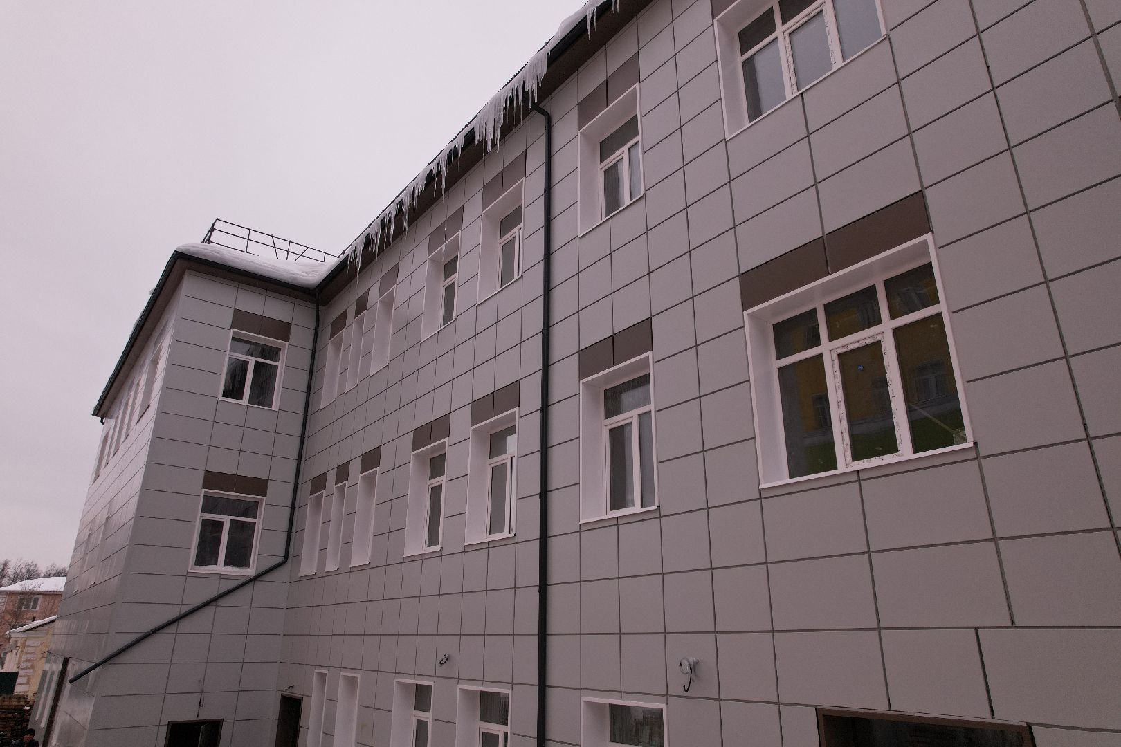 видео с коптера, ремонт, больница, ступино,