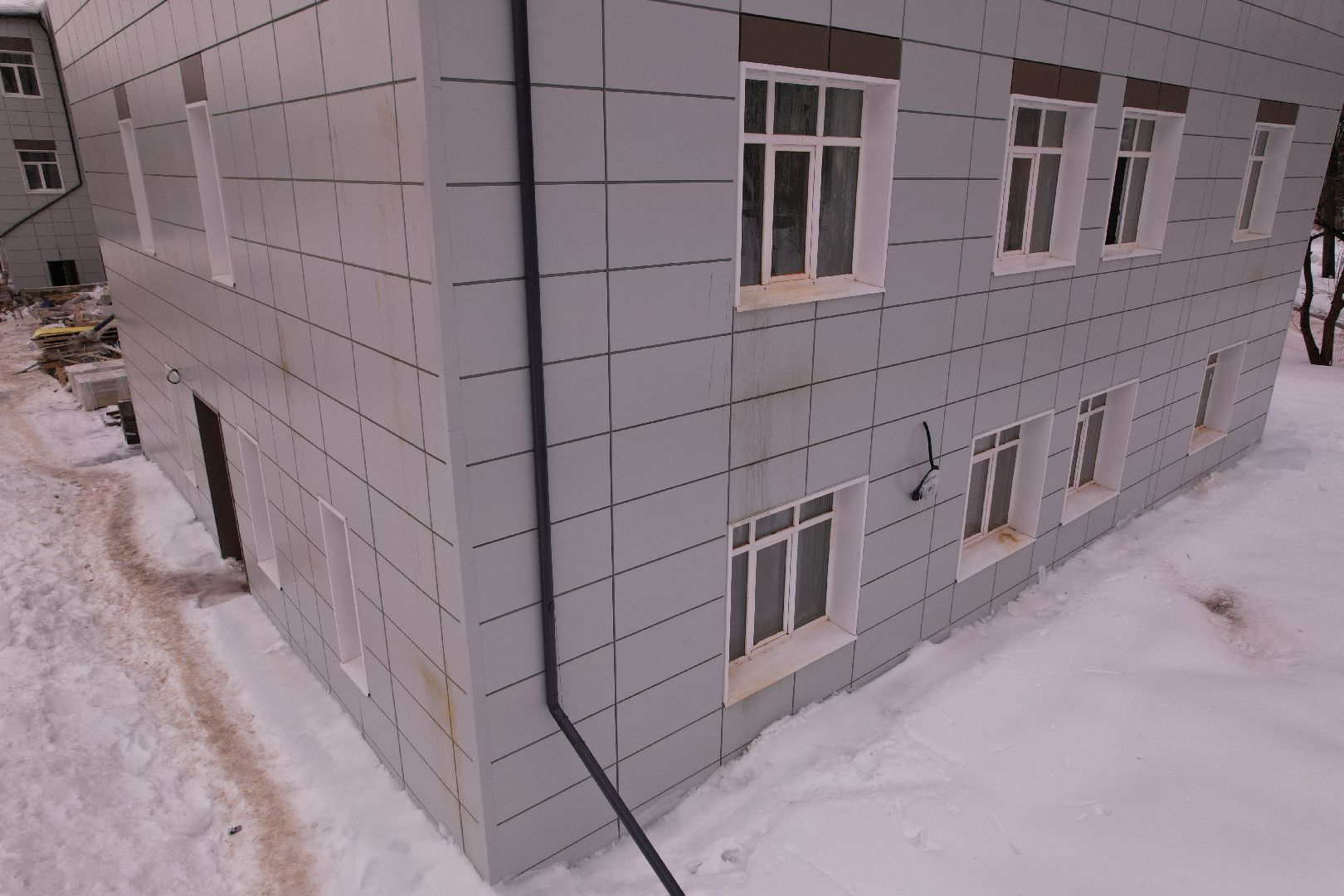 видео с коптера, ремонт, больница, ступино,