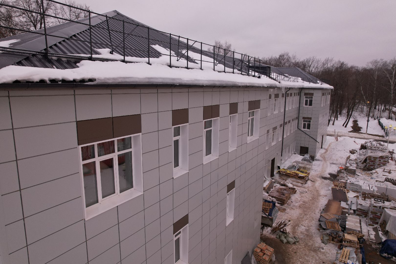 видео с коптера, ремонт, больница, ступино,